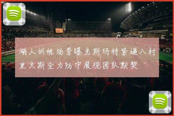 湖人训练场景曝光斯玛特紧逼八村里夫斯全力防守展现团队默契